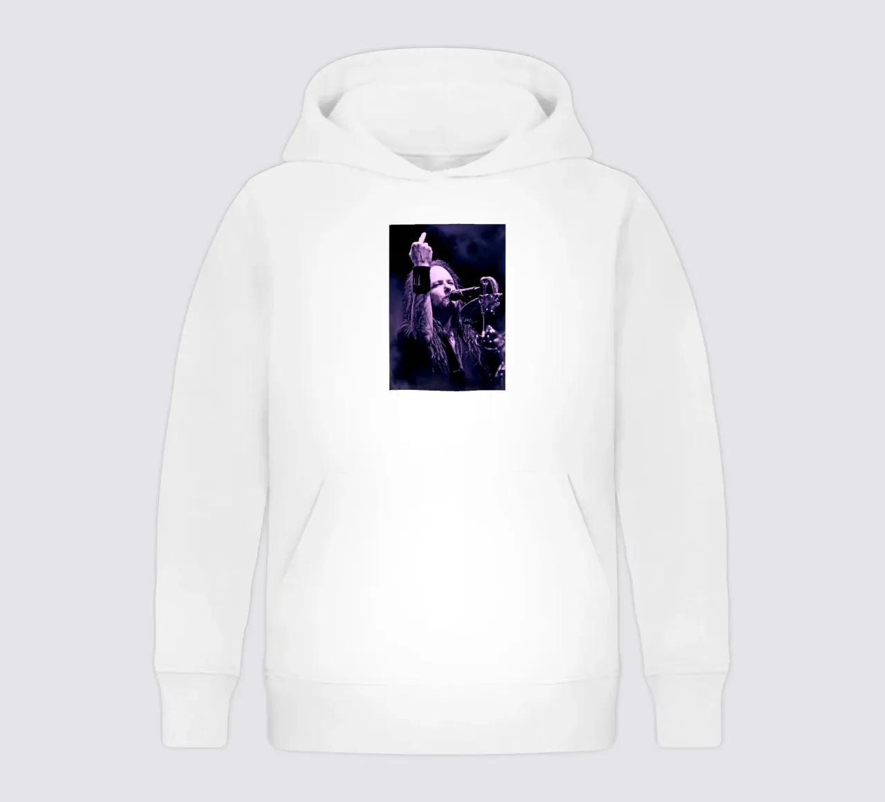 Jonathan Davis - Korn felpa bambino con cappuccio da Lembayung art
