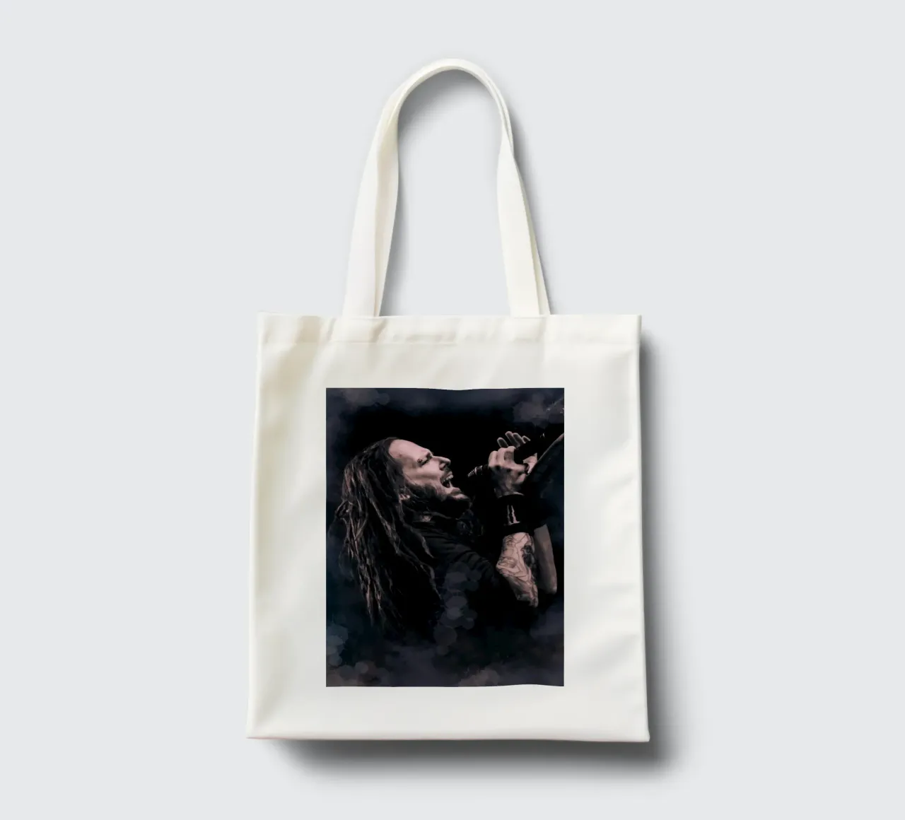 Jonathan Davis iconic style borsa in juta da Lembayung art