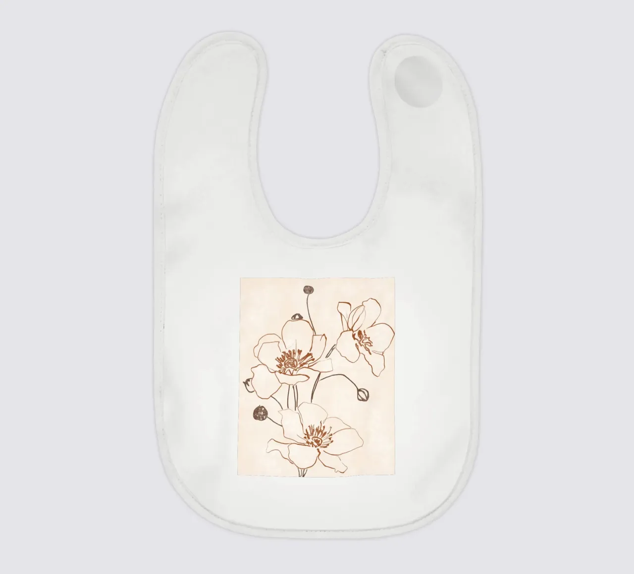 Line Bloom bavaglino da LeaDArt