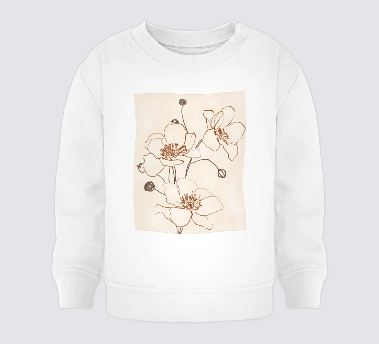 Linea Bloom felpa neonato da LeaDArt