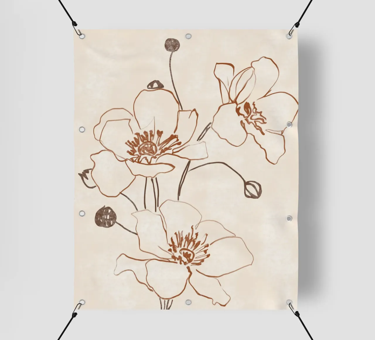 Linea Bloom telo in pvc da LeaDArt