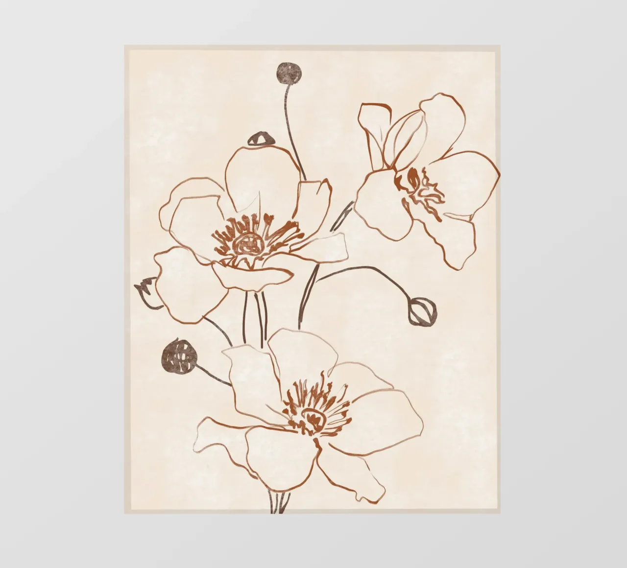 Linea Bloom telo in pvc da LeaDArt