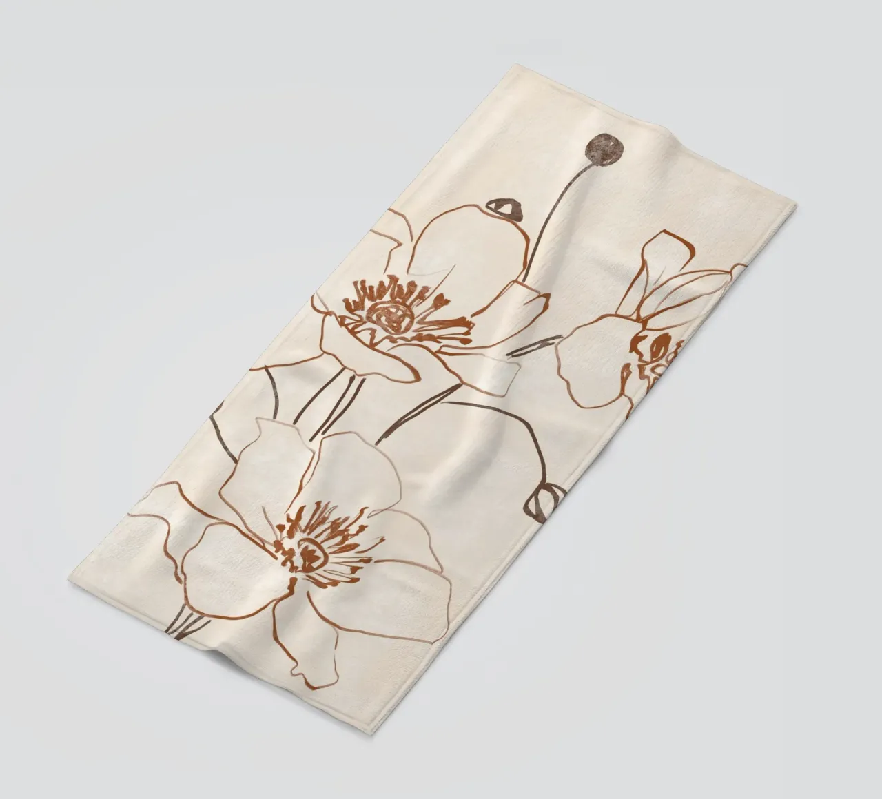 Linea Bloom telo mare da LeaDArt