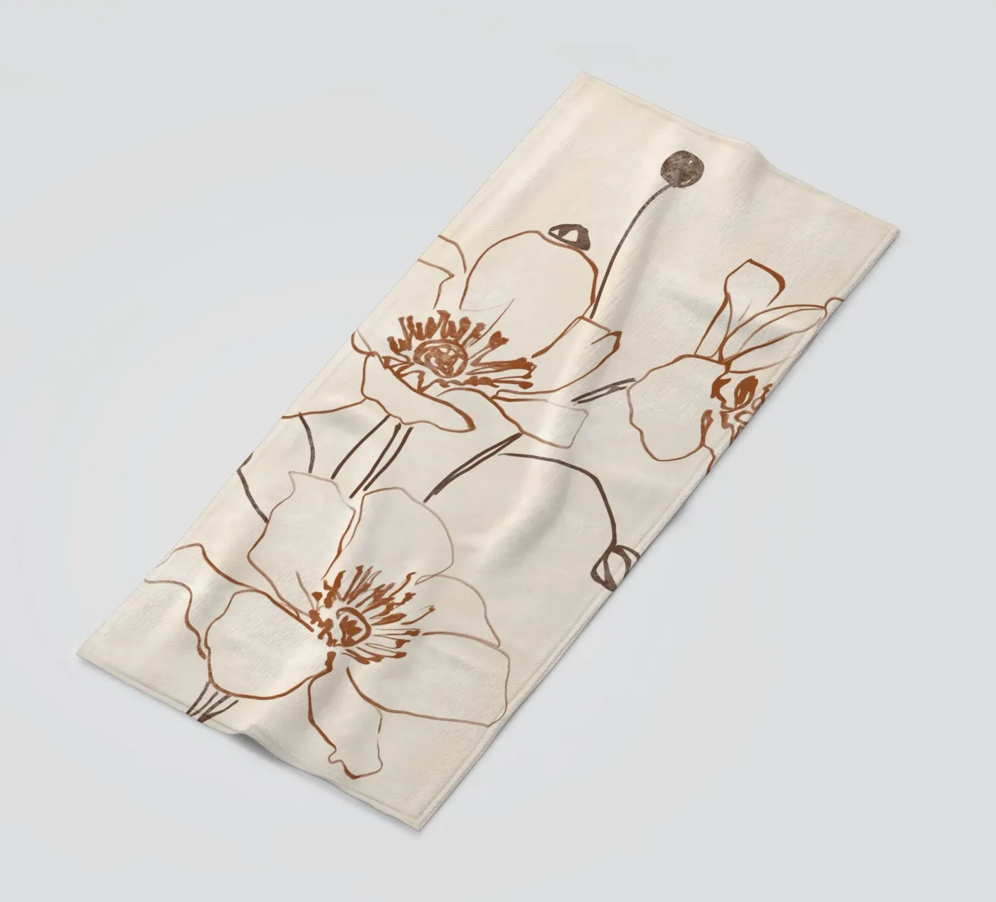 Linea Bloom telo mare da LeaDArt