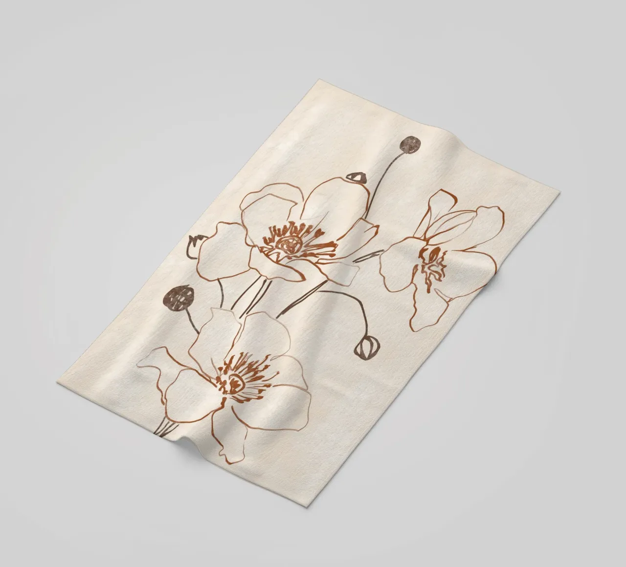 Linea Bloom telo mare da LeaDArt