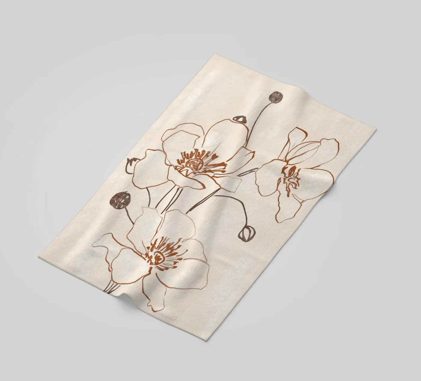 Linea Bloom telo mare da LeaDArt