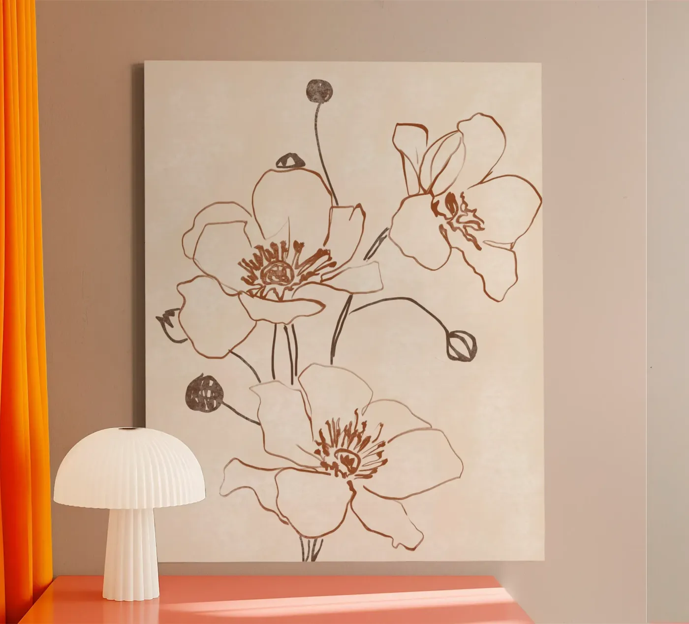 Linea Bloom tela da LeaDArt