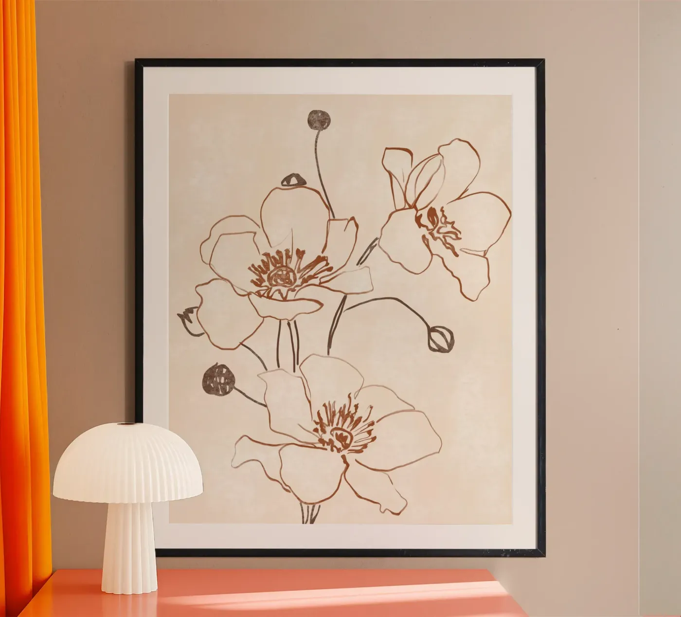 Linea Bloom poster da LeaDArt