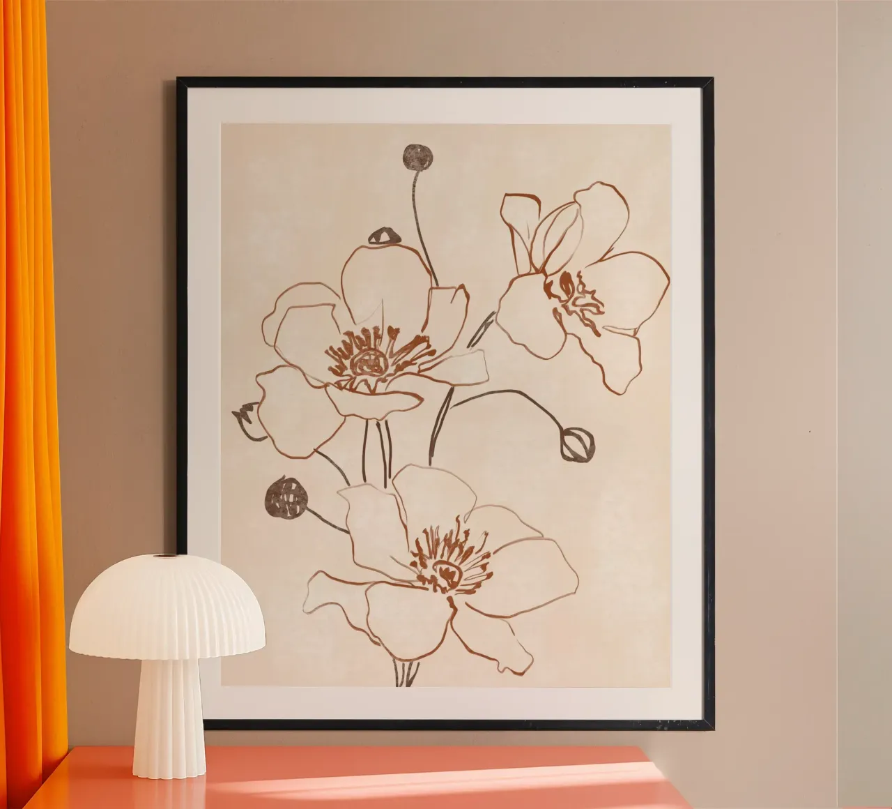 Linea Bloom poster da LeaDArt