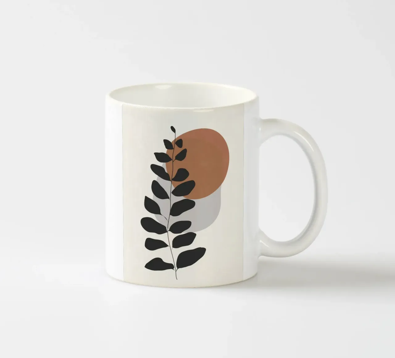 Stelo astratto tazza in ceramica da LeaDArt