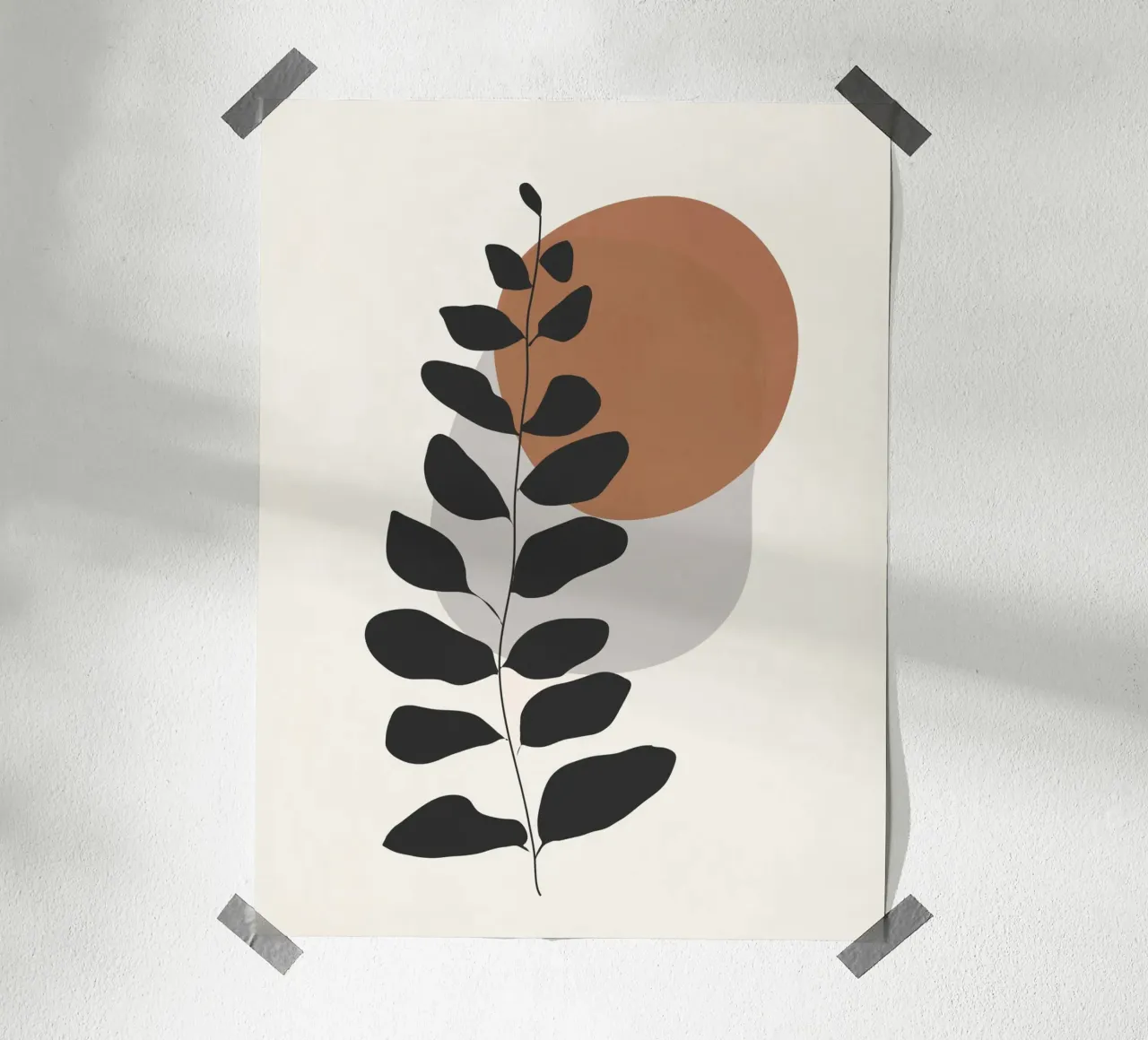 Abstrakter Stamm Poster von LeaDArt