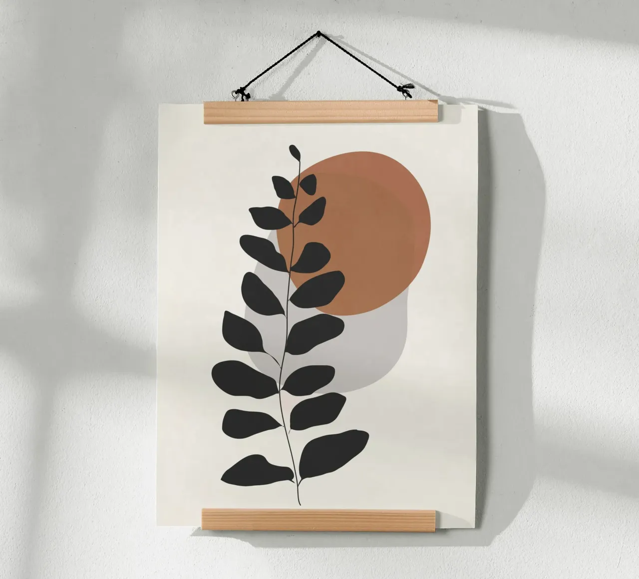 Abstrakter Stamm Poster von LeaDArt