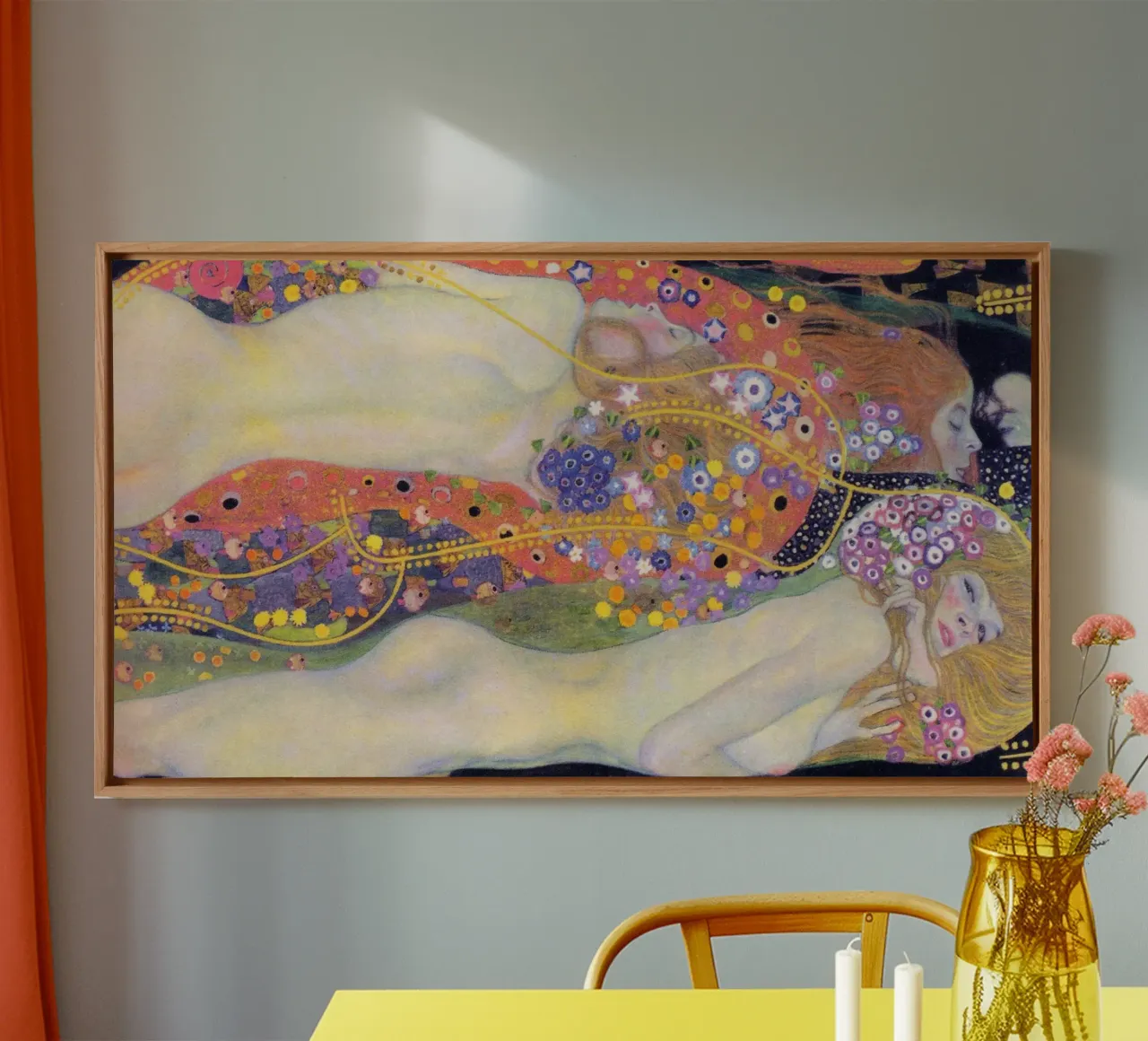 Water Serpents II (1907) by Gustav Klimt canvas by Art History