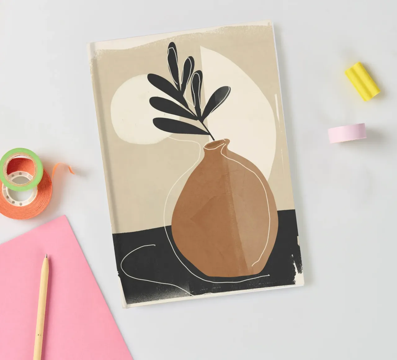 Terracotta Vase notebook by LeaDArt