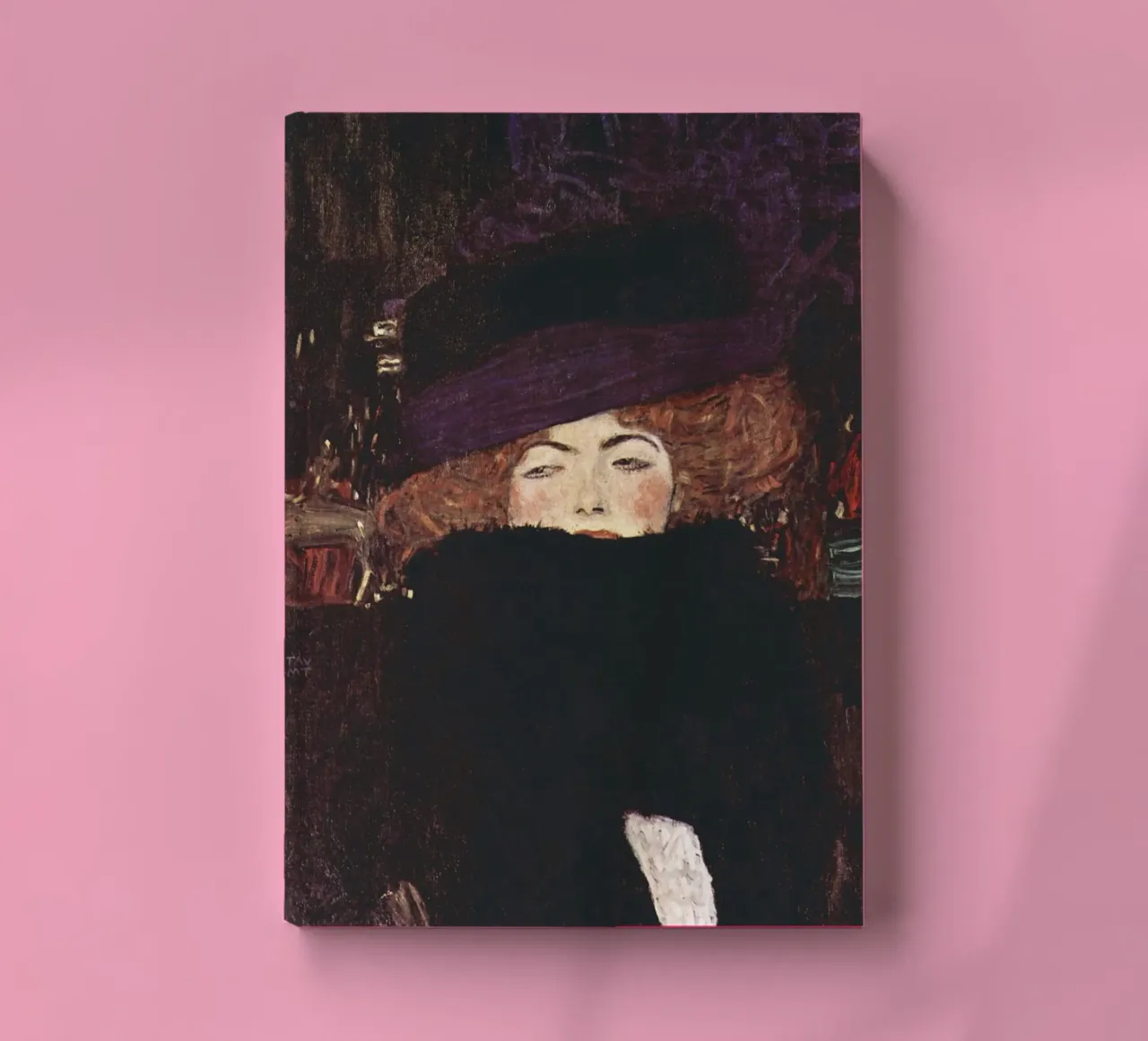Signora con cappello di pelliccia e boa di Gustav Klimt diario da Art History