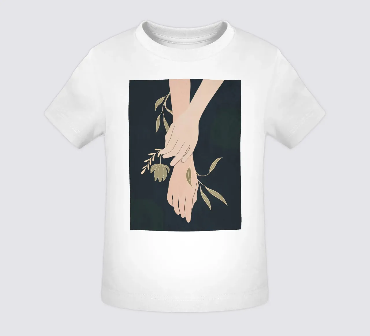 Mano in fiore 2 maglietta neonato da LeaDArt