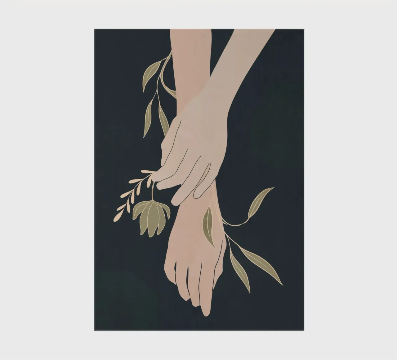 Mano in fiore 2 diario da LeaDArt