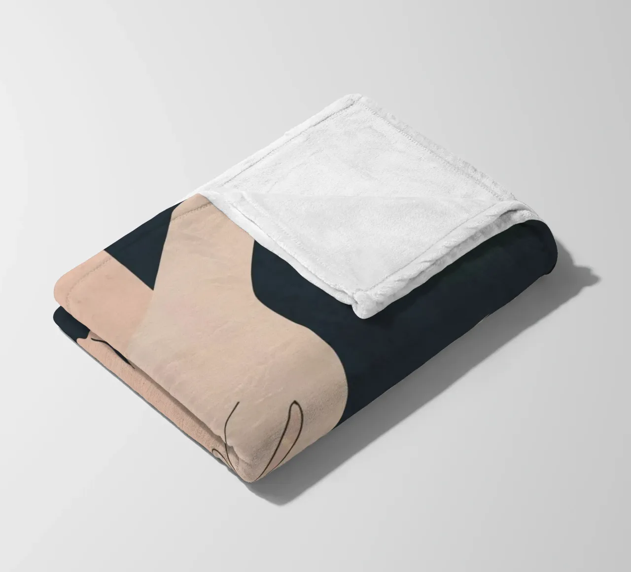 Mano in fiore 2 coperta in pile da LeaDArt