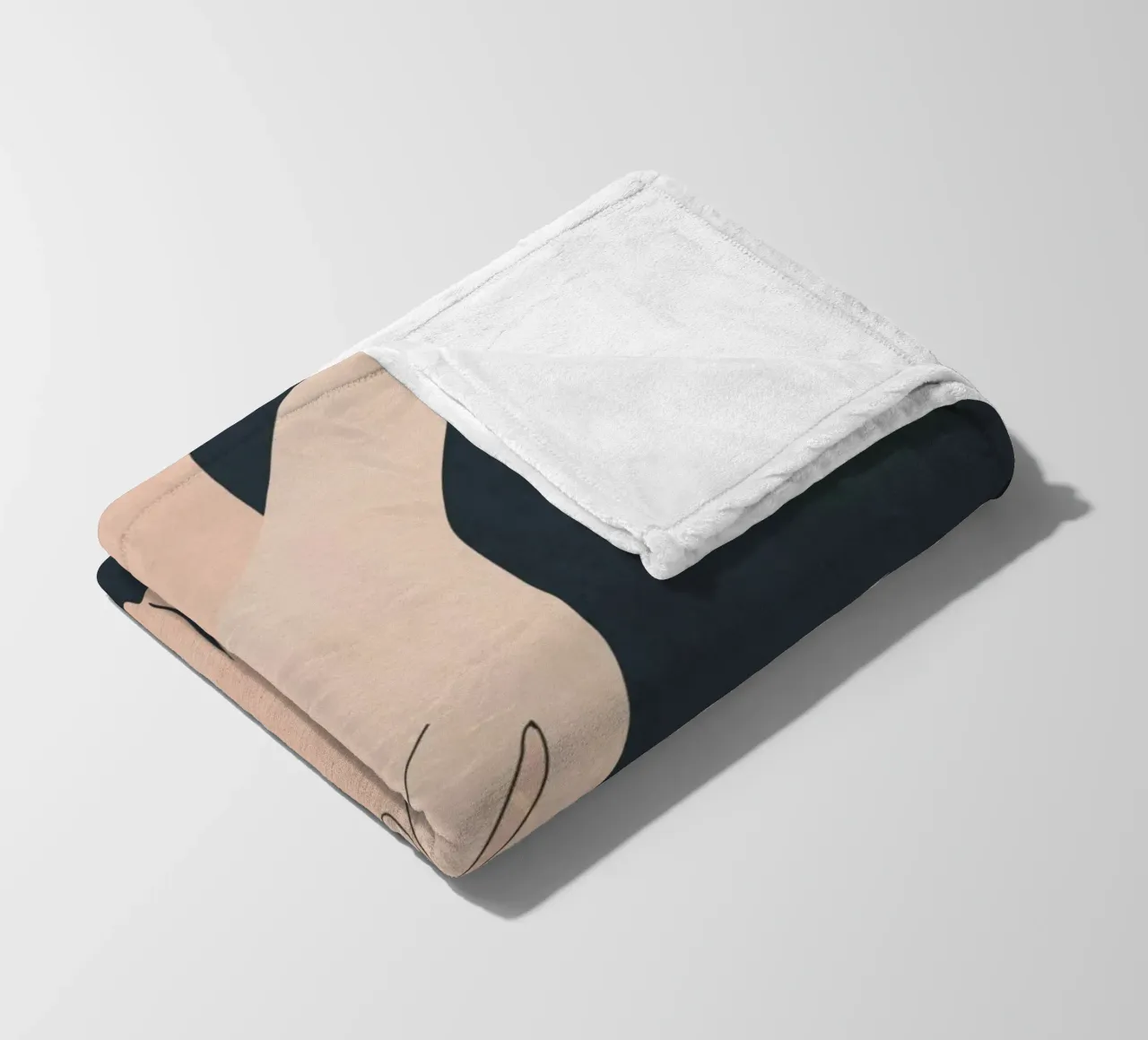 Mano in fiore 2 coperta in pile da LeaDArt