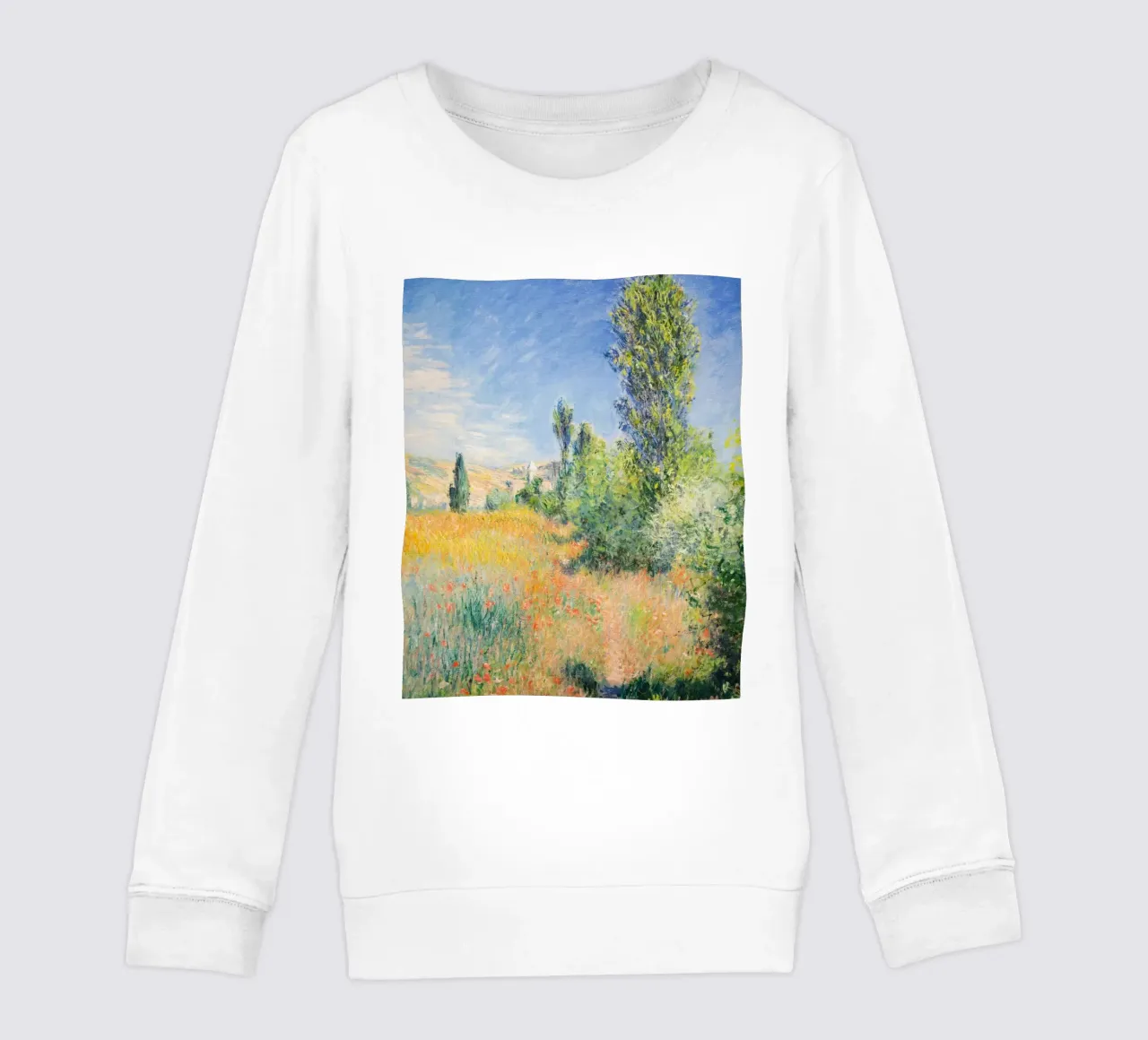 Paesaggio sull'isola di Saint-Martin (1881) di Claude Monet felpa bambino da Art History