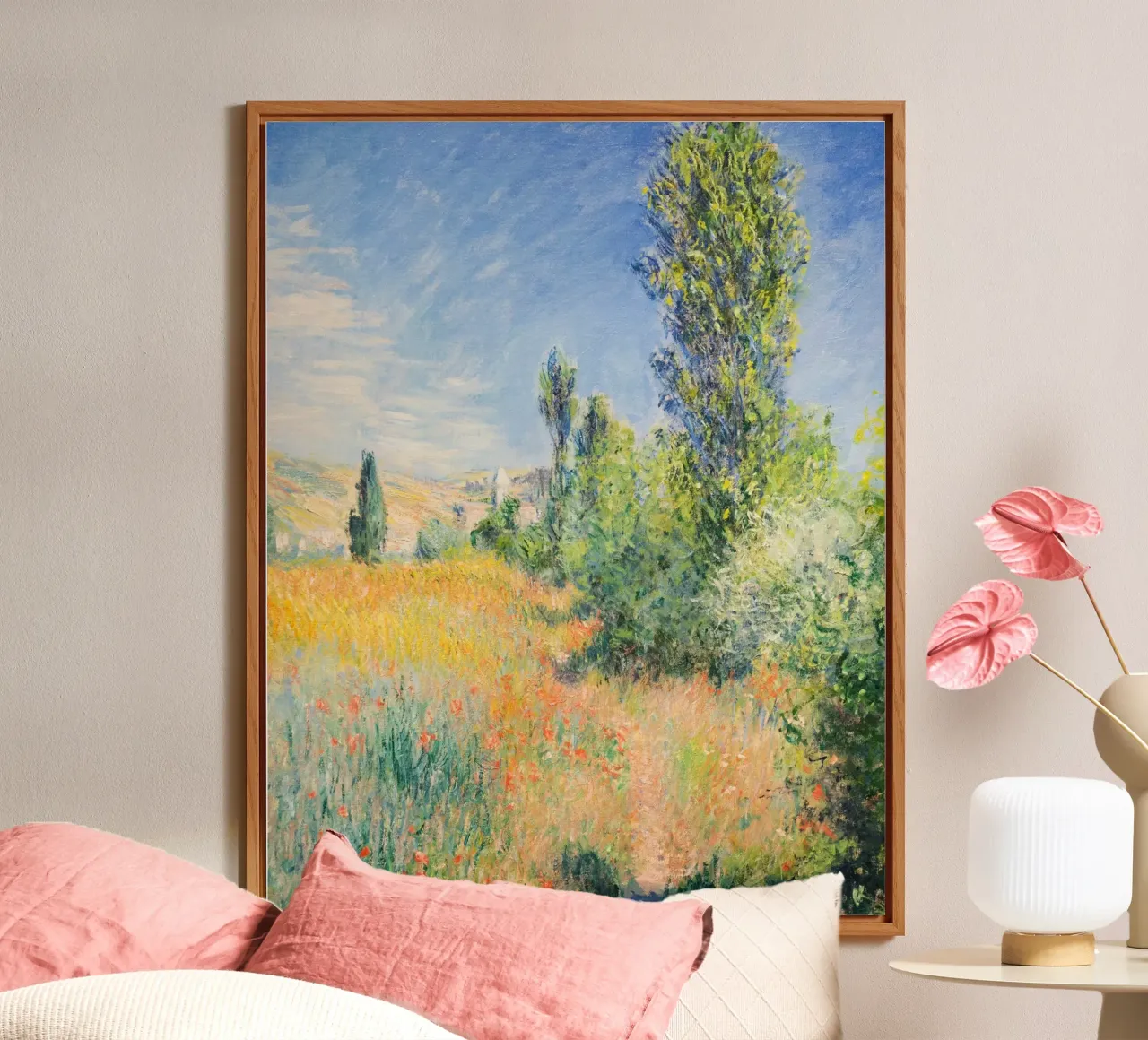 Paesaggio sull'isola di Saint-Martin (1881) di Claude Monet alluminio dibond da Art History