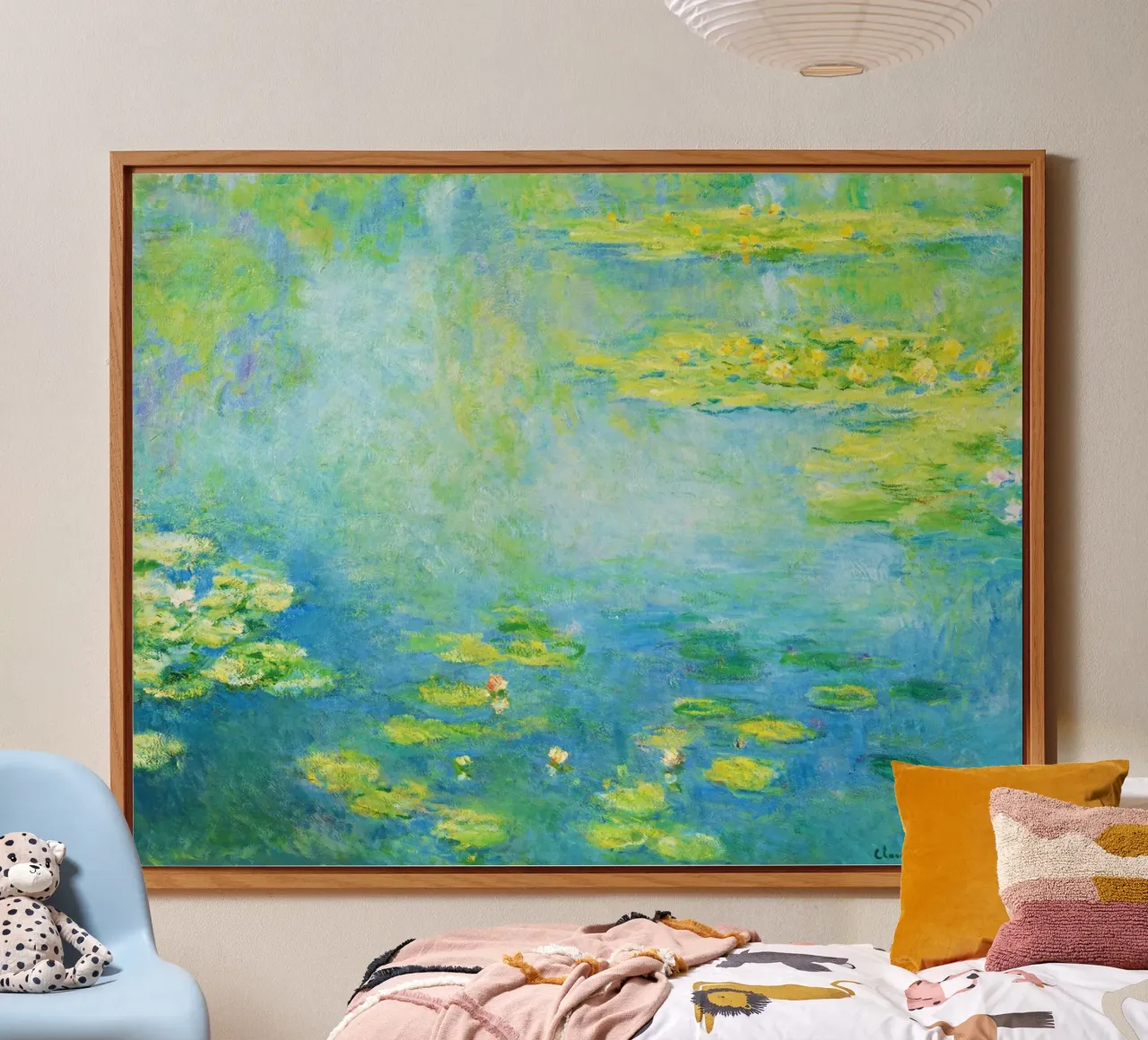 Ninfee di Claude Monet alluminio dibond da Art History