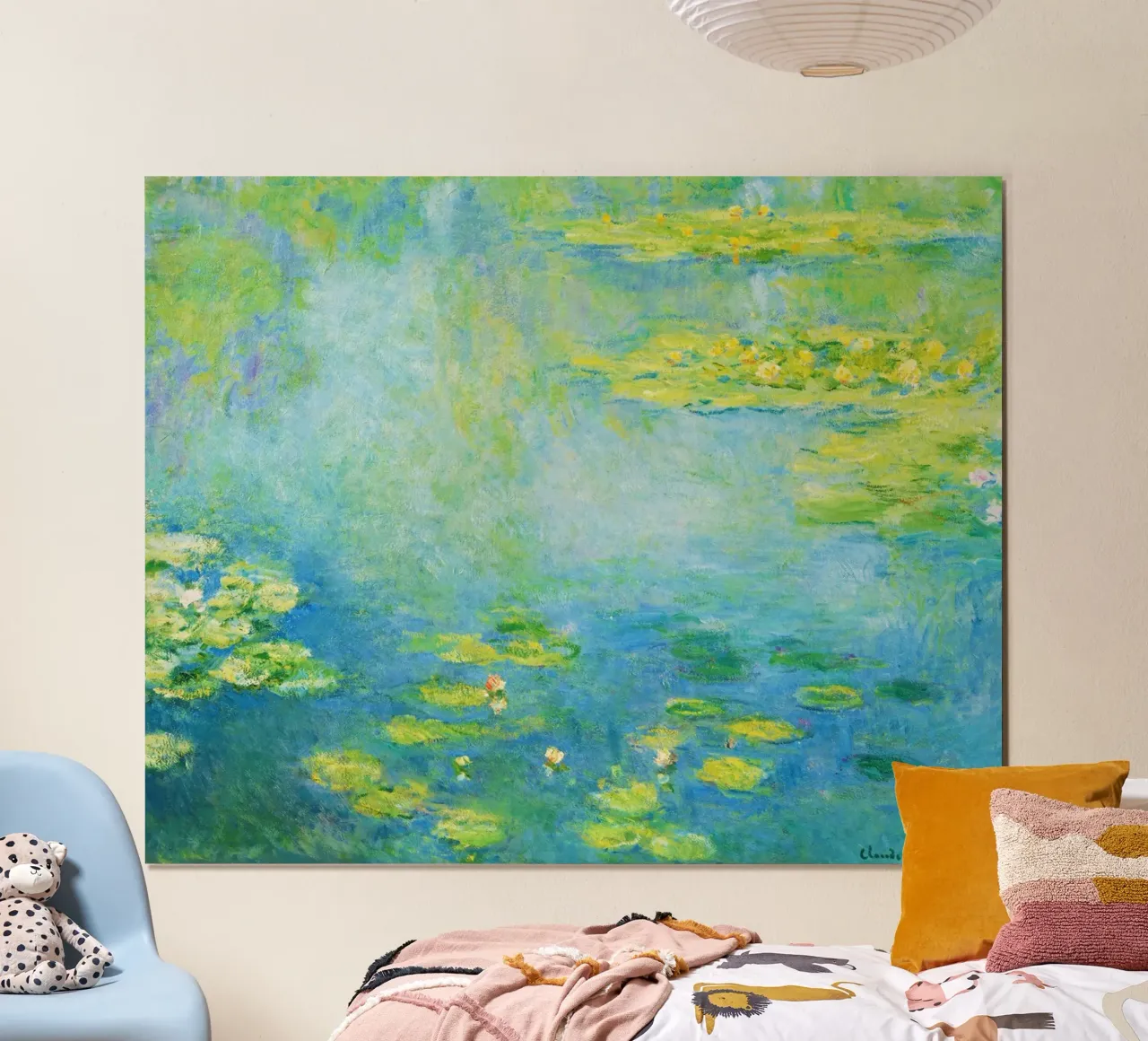 Ninfee di Claude Monet poster da Art History