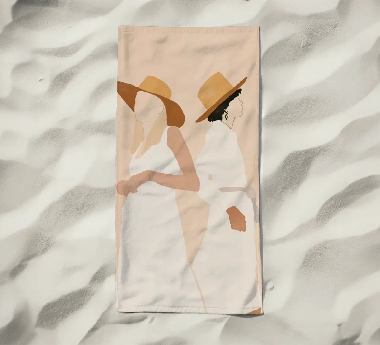 Cappello e anima telo mare da LeaDArt