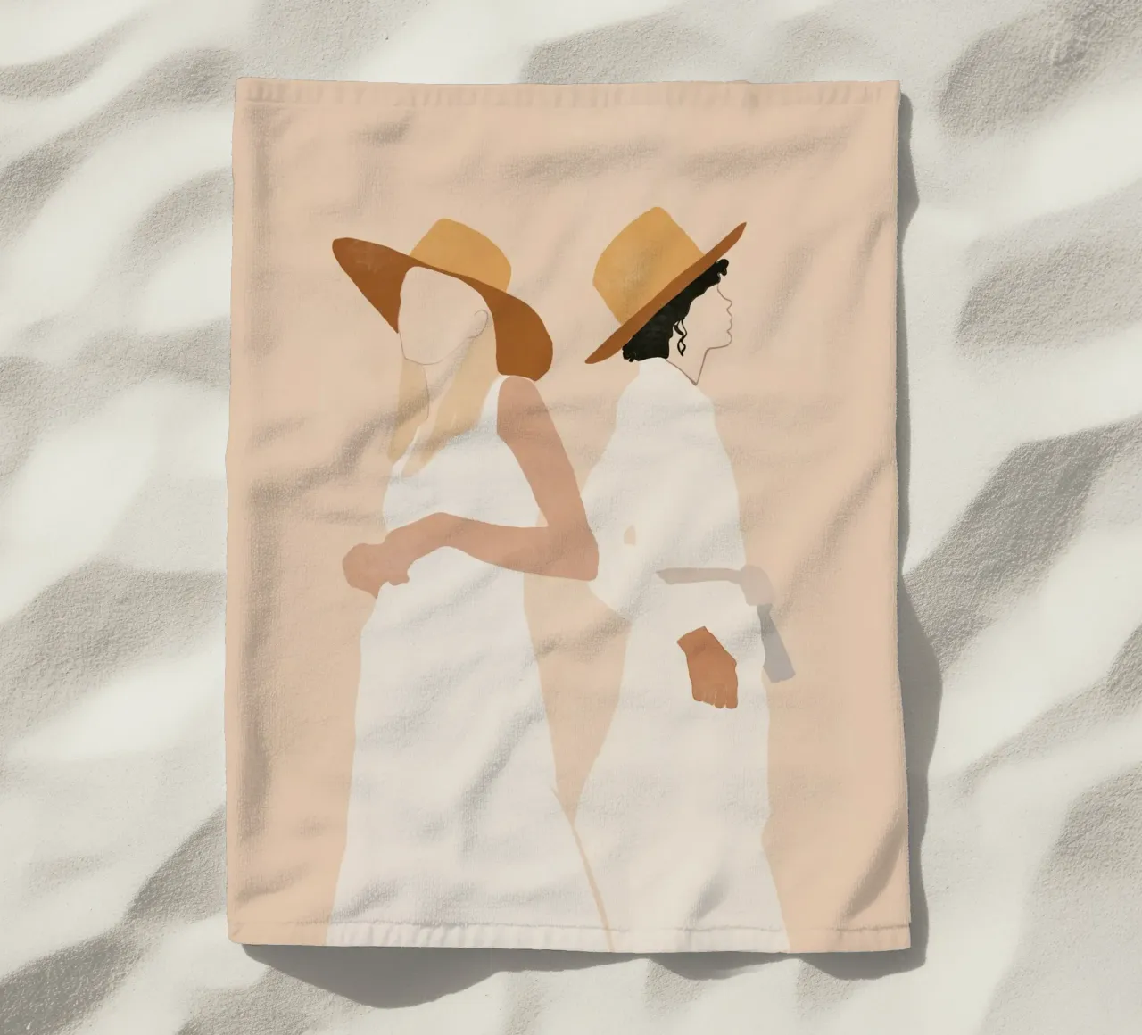 Cappello e anima telo mare da LeaDArt