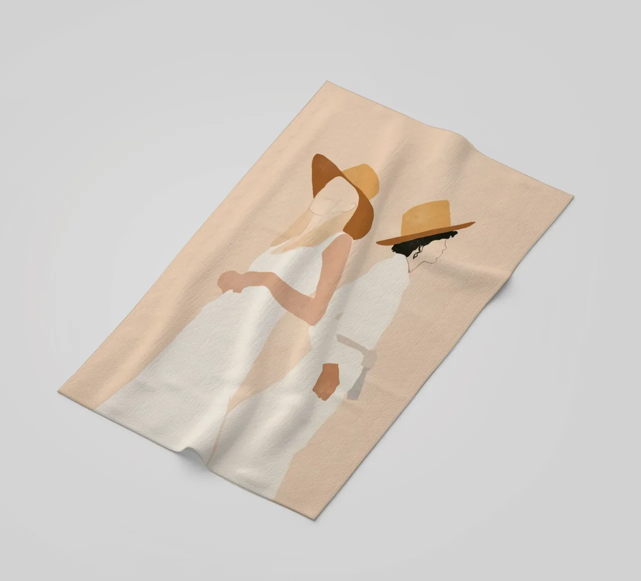 Cappello e anima telo mare da LeaDArt