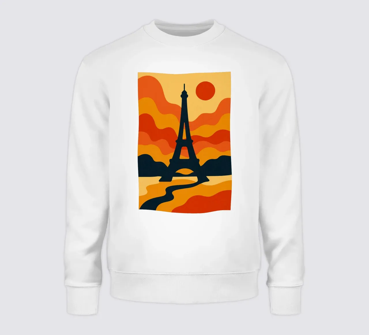 Eiffel Sunset felpa da JETLAG | affiches voyage