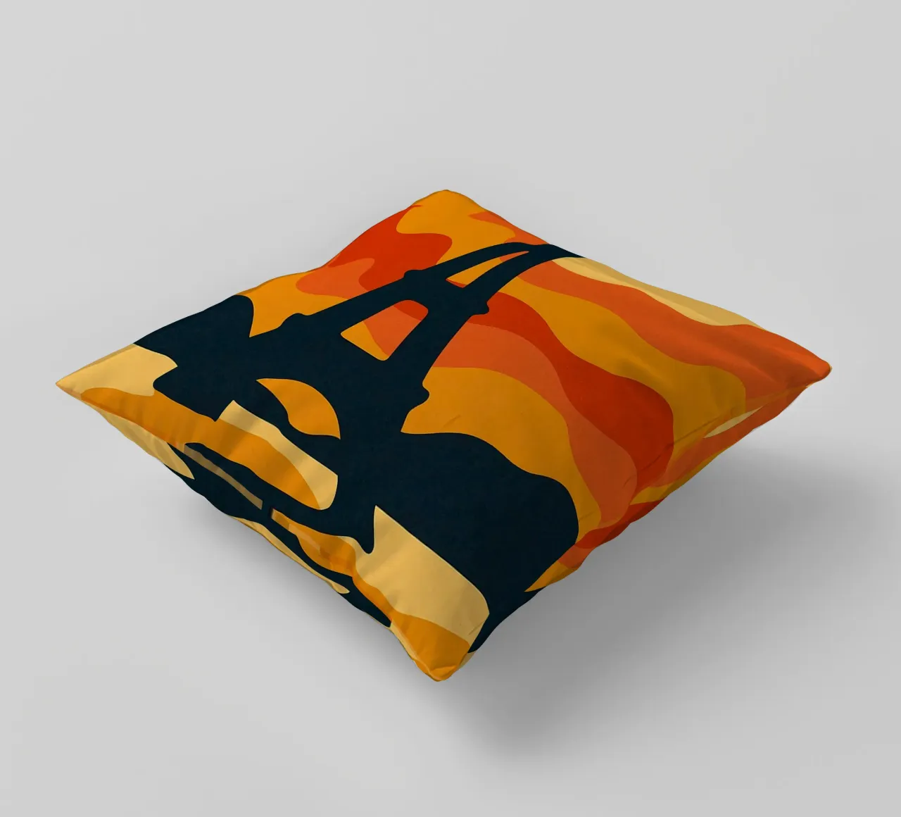 Eiffel Sunset cuscino da JETLAG | affiches voyage
