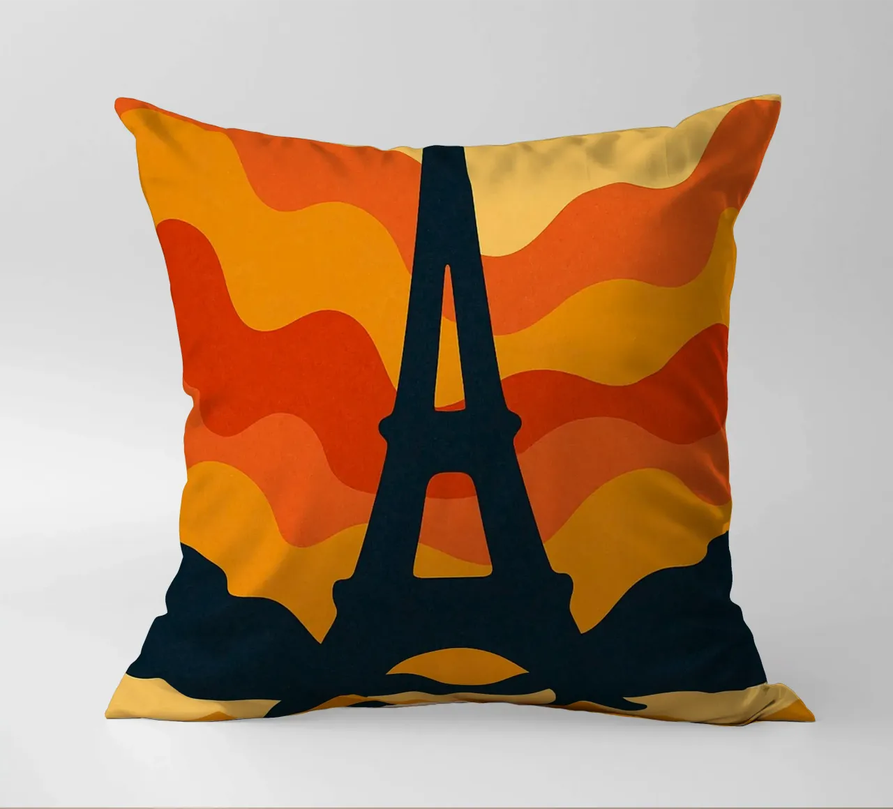 Eiffel Sunset cuscino da JETLAG | affiches voyage
