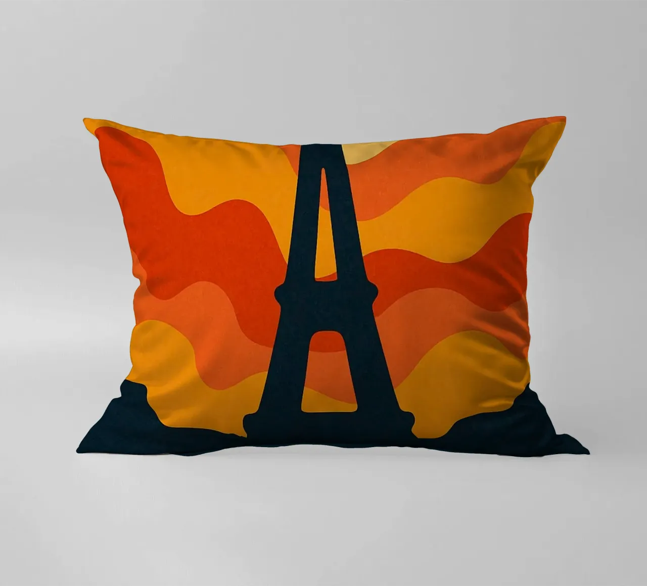 Eiffel Sunset cuscino da JETLAG | affiches voyage
