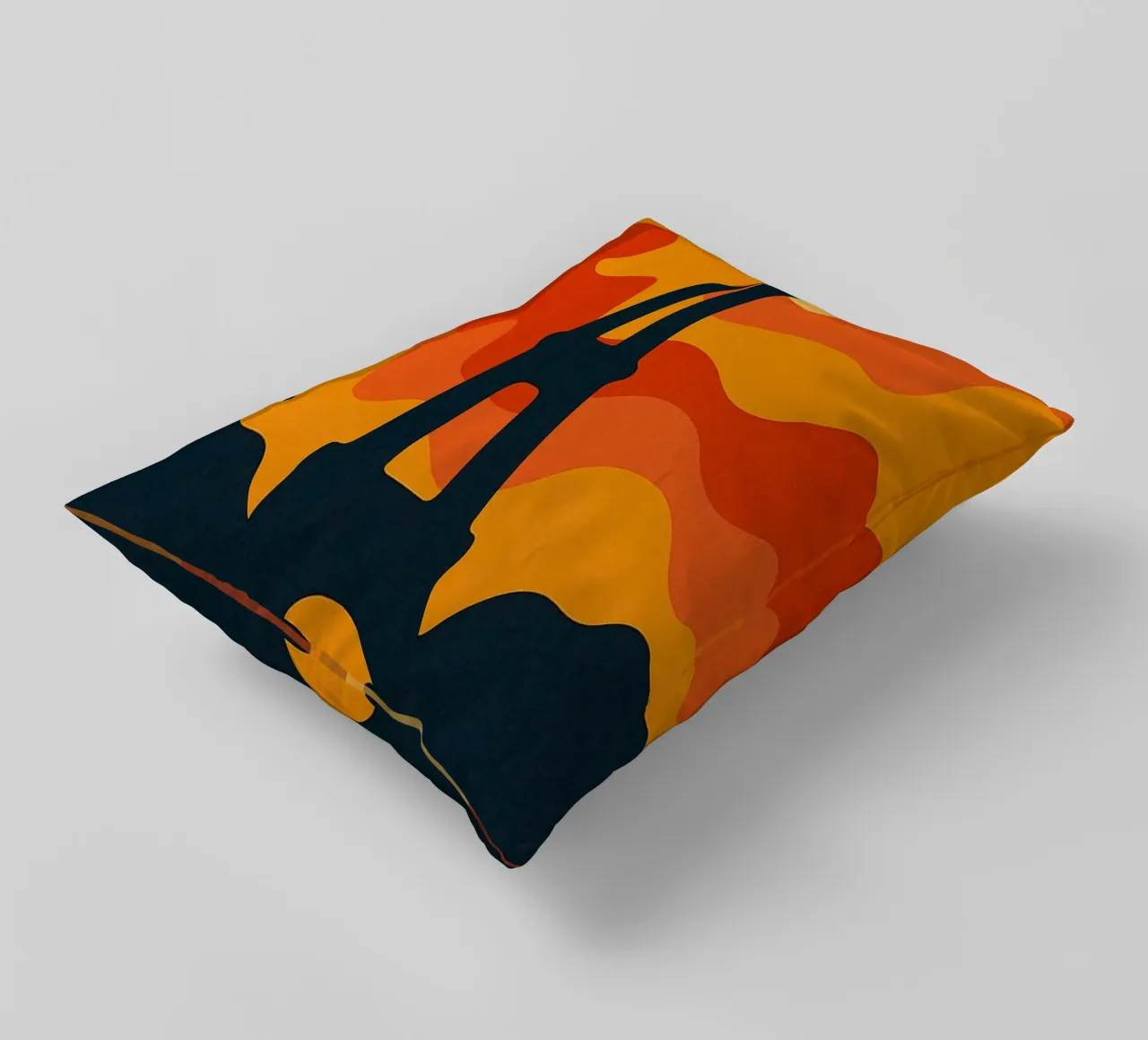 Eiffel Sunset cuscino da JETLAG | affiches voyage