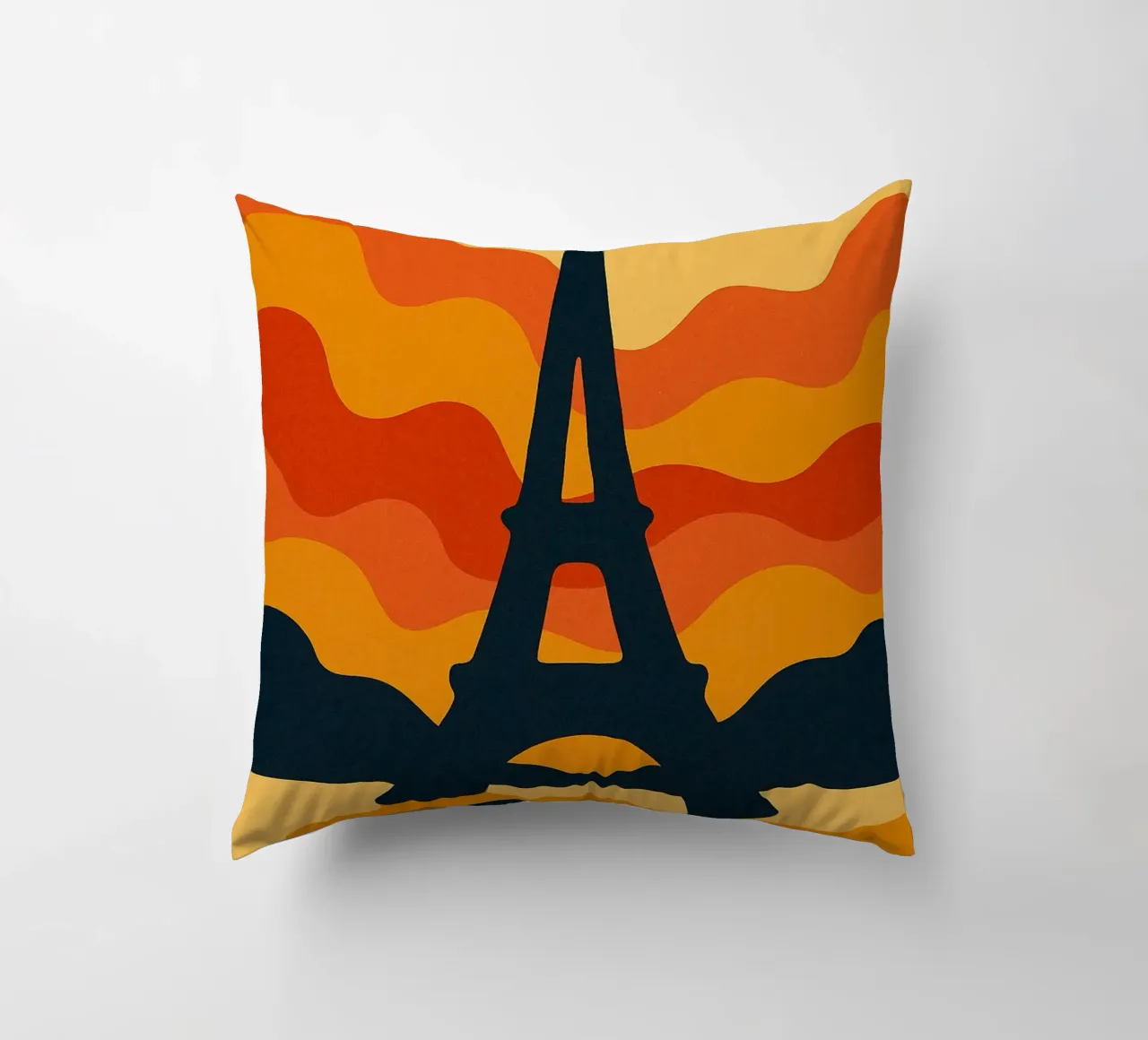 Eiffel Sunset cuscino da JETLAG | affiches voyage