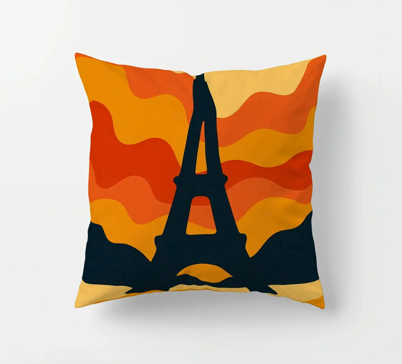 Eiffel Sunset cuscino da JETLAG | affiches voyage