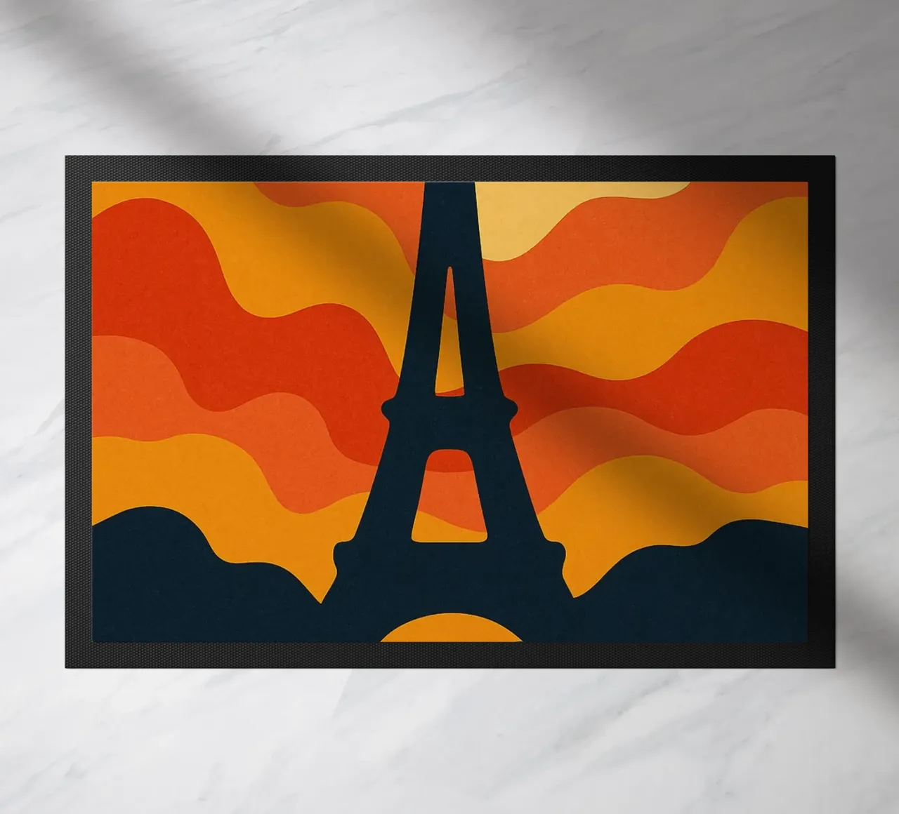 Eiffel Sunset zerbino da JETLAG | affiches voyage