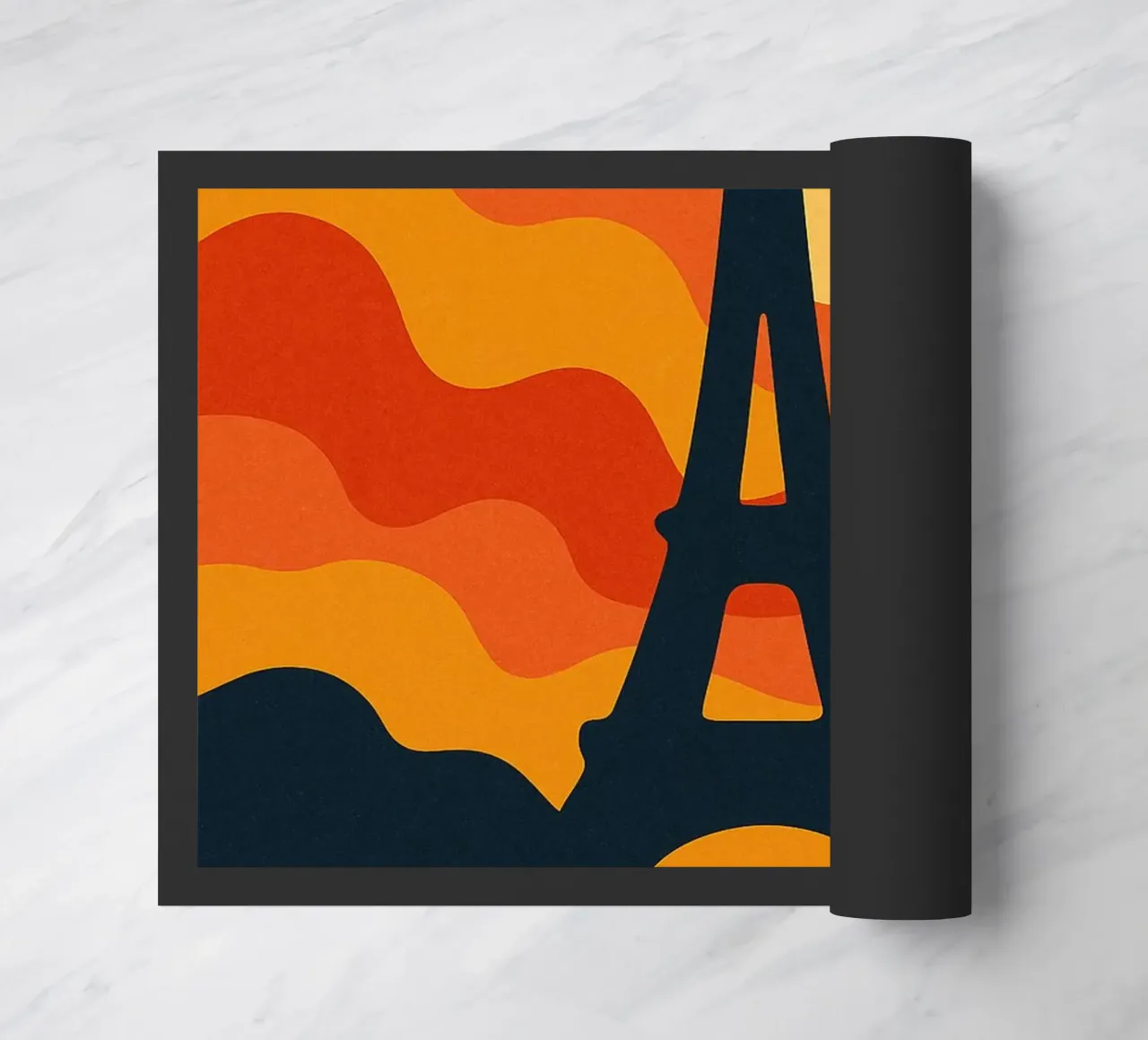 Eiffel Sunset zerbino da JETLAG | affiches voyage