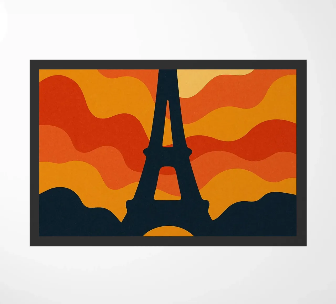 Eiffel Sunset zerbino da JETLAG | affiches voyage