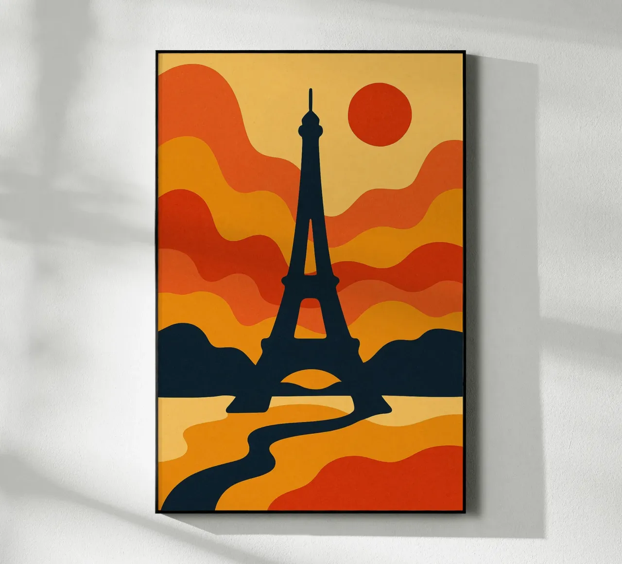 Eiffel Sunset plexiglass da JETLAG | affiches voyage