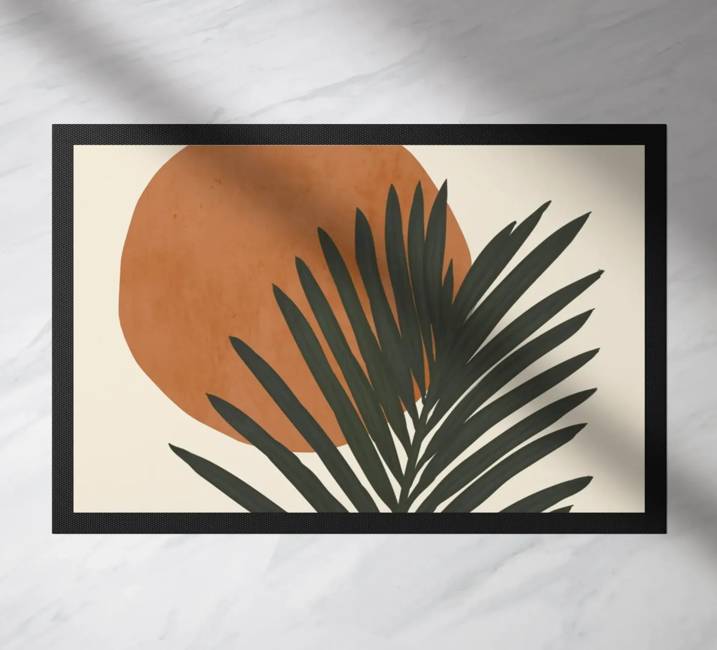 Palm & Sun doormat by LeaDArt