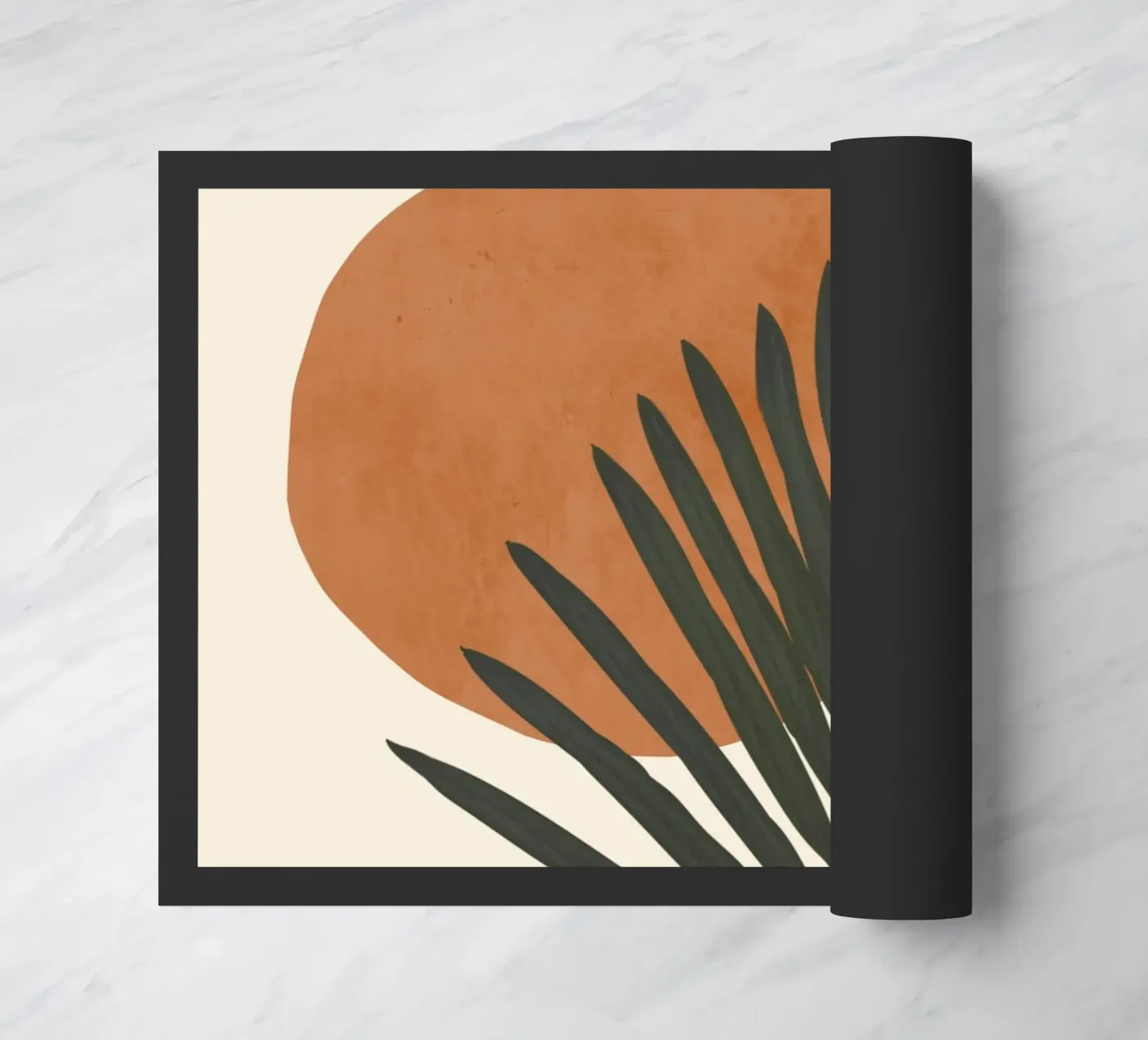 Palm & Sun doormat by LeaDArt