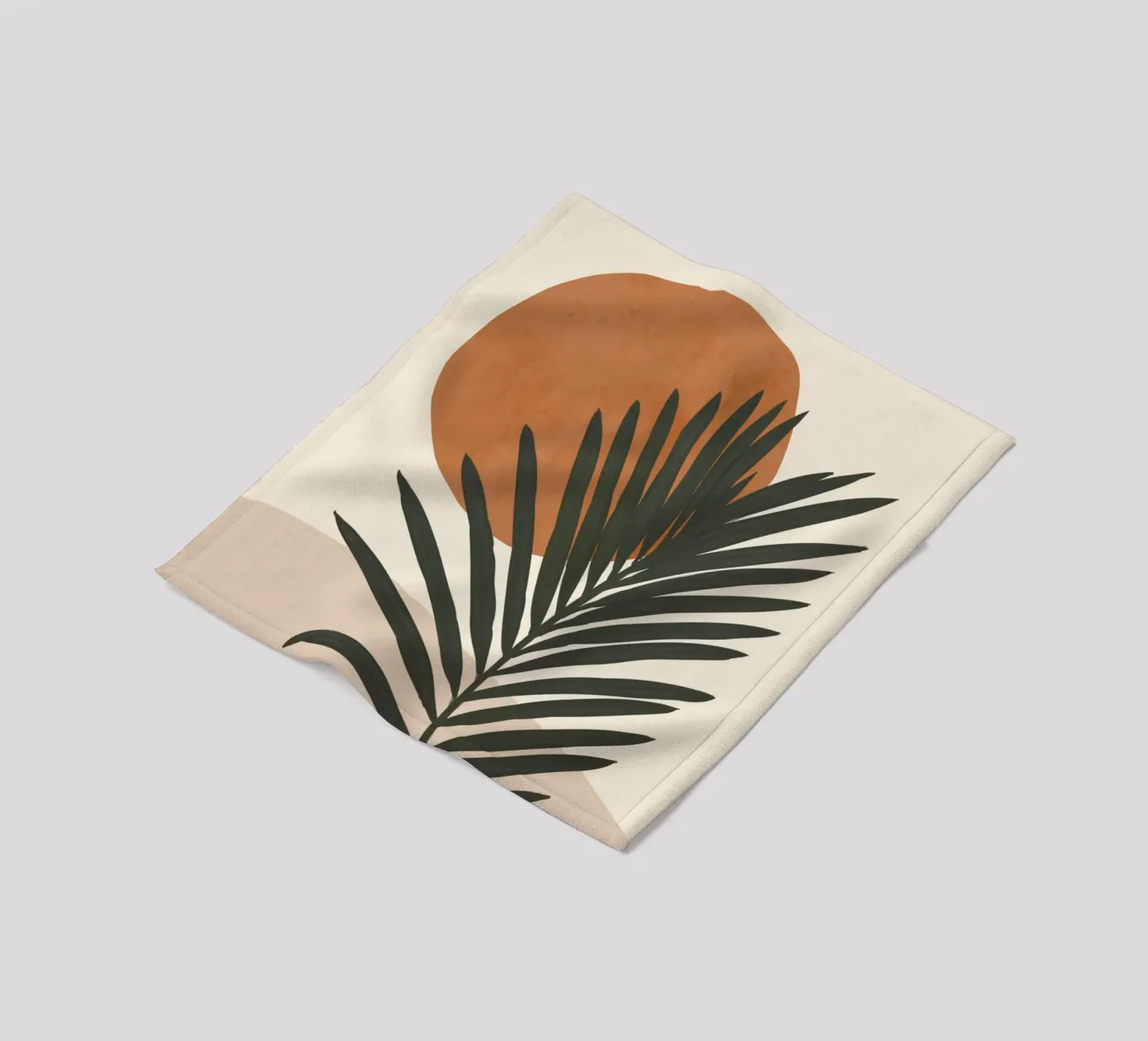 Palma e Sole coperta in pile da LeaDArt