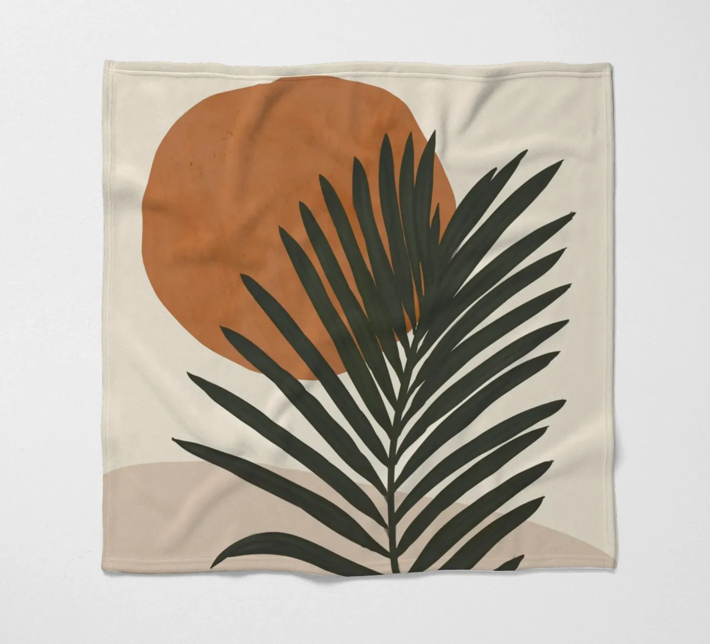 Palma e Sole coperta in pile da LeaDArt
