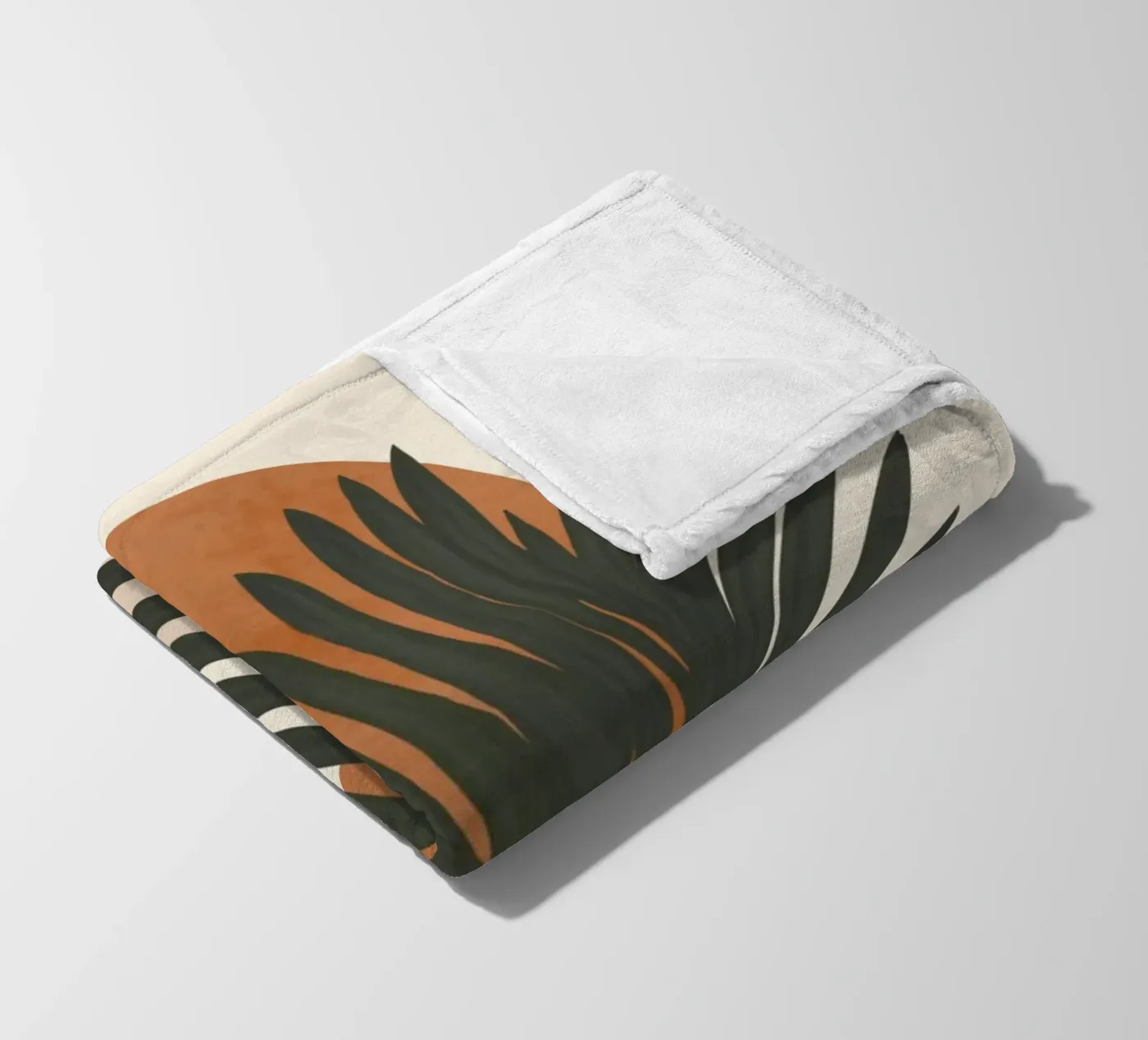 Palma e Sole coperta in pile da LeaDArt