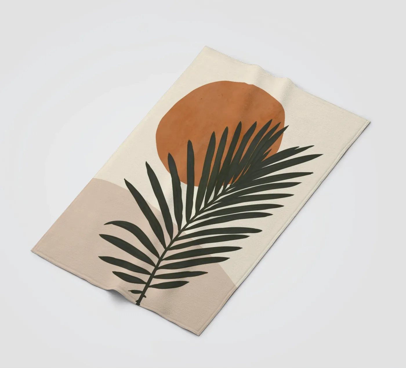 Palma e Sole coperta in pile da LeaDArt