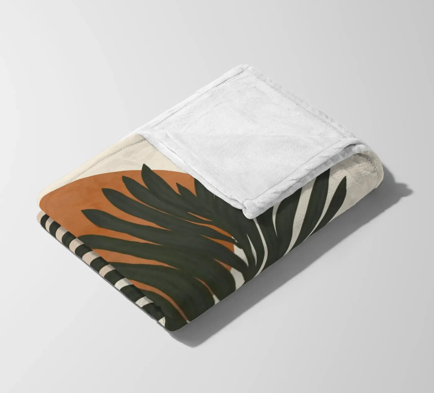 Palma e Sole coperta in pile da LeaDArt