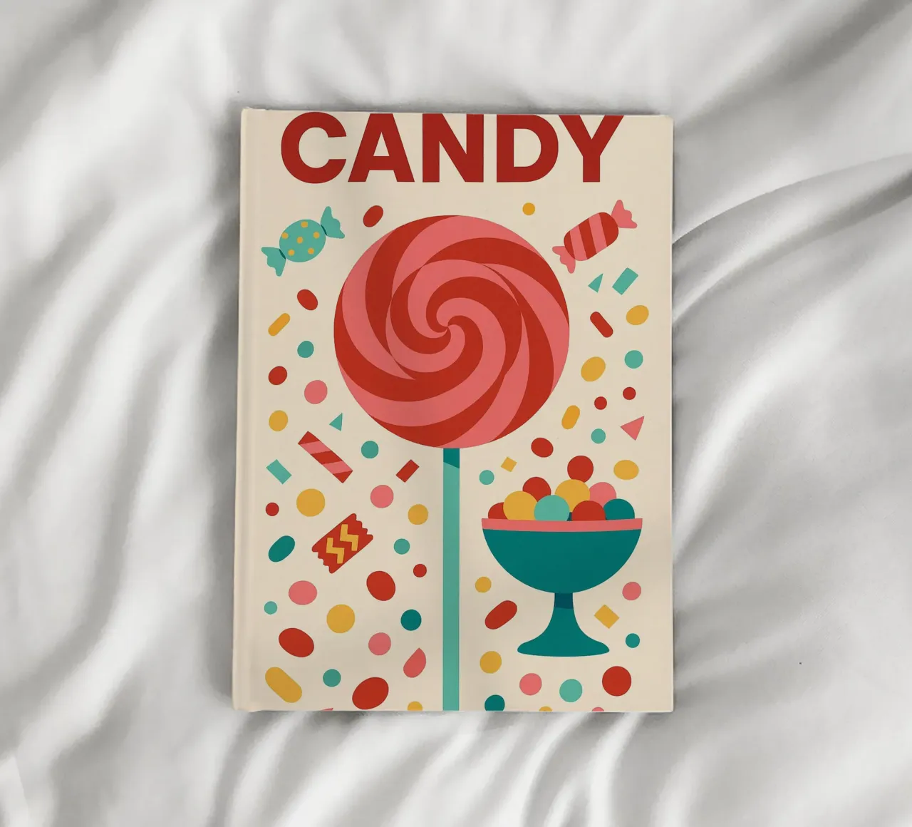 CANDY - Pop explosion of visual sweetness notebook by Boissons - Affiches & posters - Retro