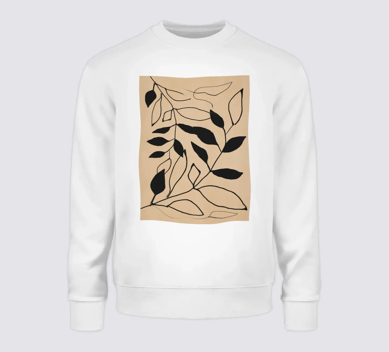 Linee botaniche felpa da LeaDArt